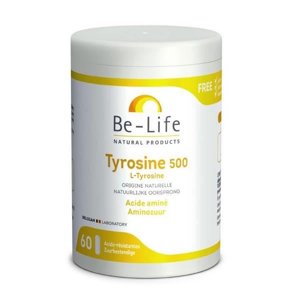 BE-LIFE TYROSINE 500 60X GELULES BL
