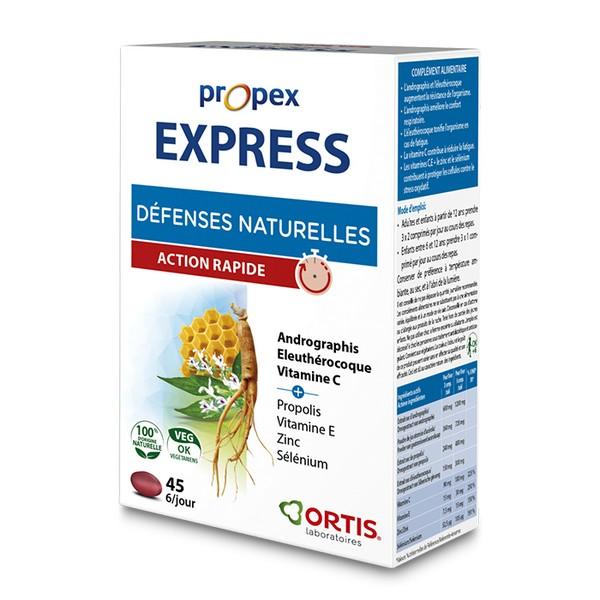 ORTIS PROPEX EXPRESS DEFENCES NATURELLES 45X COMPRIMES MR1