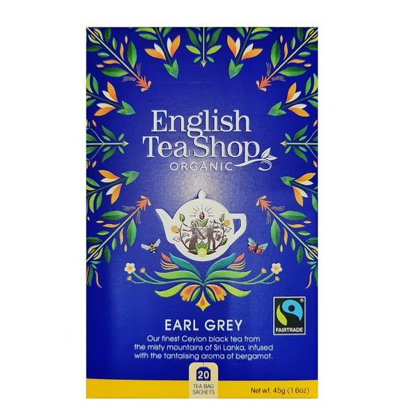 ENGLISH TEA SHOP THE EARL GREY 20X SACHETS 45GR DEENG