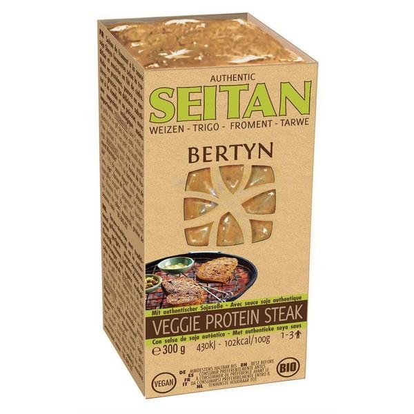 BERTYN SEITAN FROMENT VEGGIE PROTEIN STEAK 300GR BF6