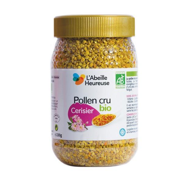 L'ABEILLE HEUREUSE POLLEN CRU CERISIER 230GR GF