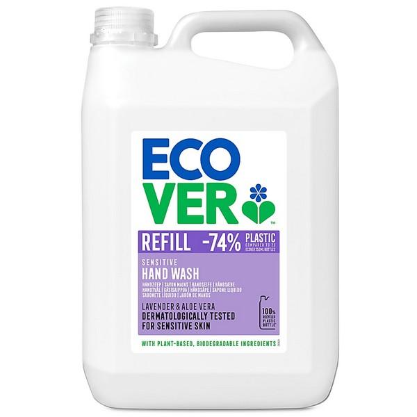 ECOVER SAVON MAINS LIQUIDE SENSIBLE LAVANDE & ALOE VERA 5L MR
