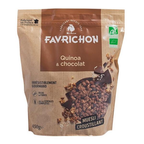 FAVRICHON MUESLI QUINOA & CHOCOLAT 500GR BF6