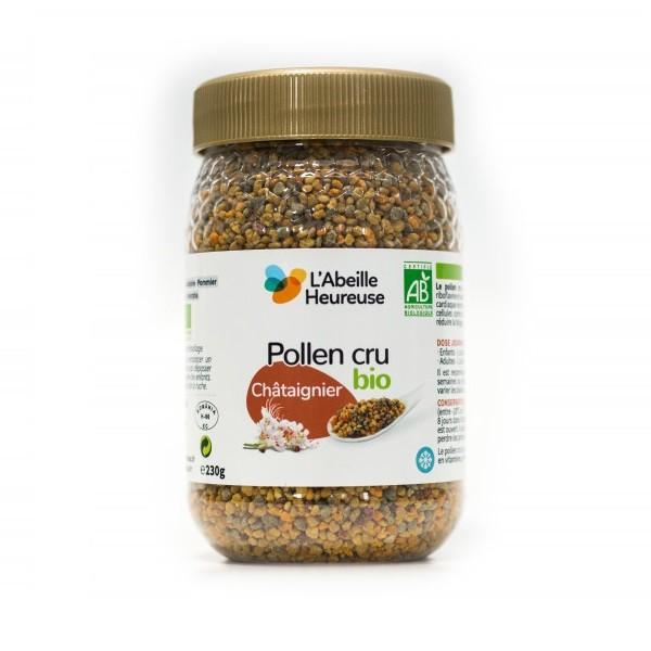 L'ABEILLE HEUREUSE POLLEN CRU CHATAIGNIER 230GR GF
