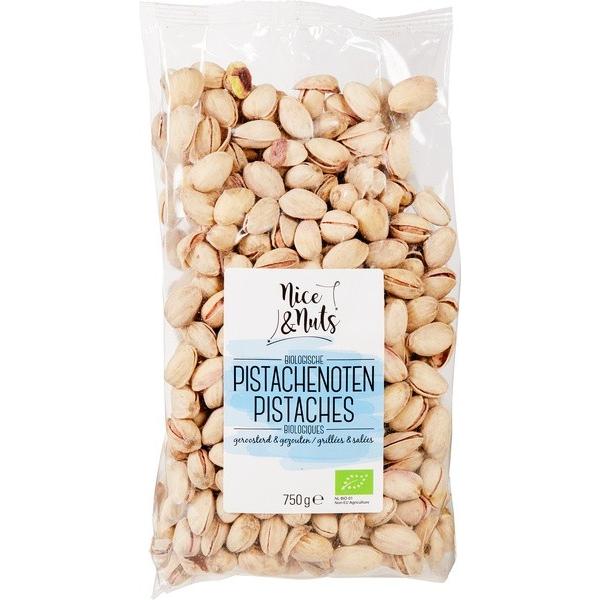 NICE & NUTS PISTACHES GRILLEES & SALEES 750GR BF6
