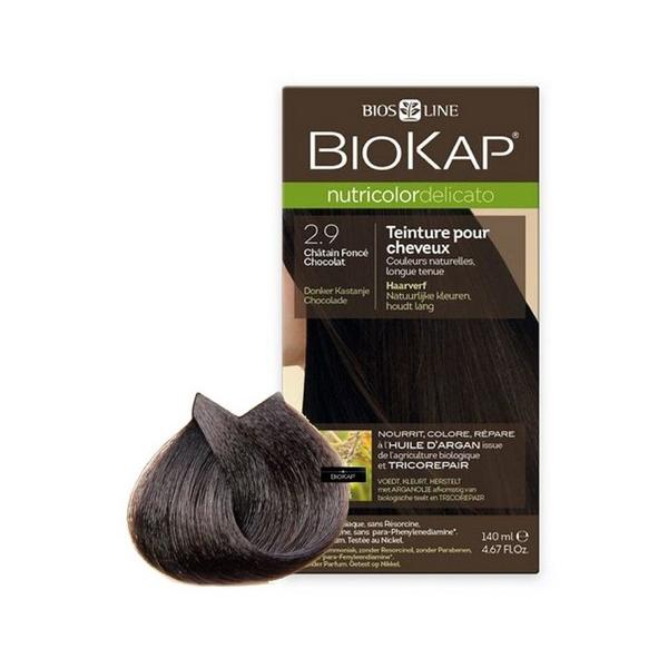 BIOKAP 2.9 CHATAIN FONCE CHOCOLAT 140ML NUTRICOLOR DELICATO MN