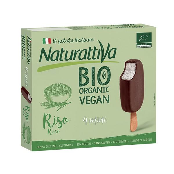 NATURATTIVA GLACE AU RIZ FRISKO VANILLE MINI 4X50GR MR6