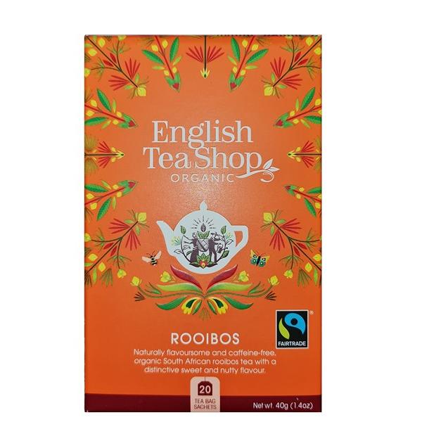 ENGLISH TEA SHOP THE ROOIBOS 20X SACHETS 40GR DEENG