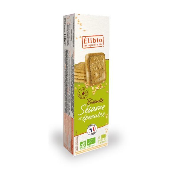 ELIBIO BISCUITS SESAME & EPEAUTRE 150GR DB12