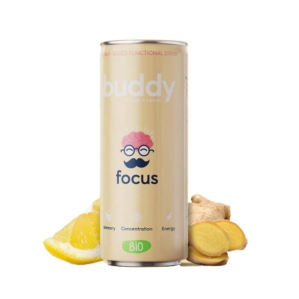 BUDDY BOISSON FOCUS GINGEMBRE CITRON 250ML MV24