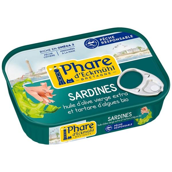 PHARE D'ECKMUHL HUILE D'OLIVE EXTRA VIERGE ET TARTARE D'ALGUE 135GR BF11