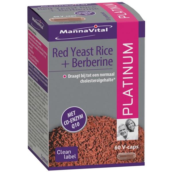 MANNAVITAL RED YEAST RICE & BERBERINE + CO-ENZYME Q10 60X CAPS MV3
