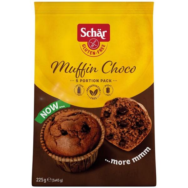 SCHAR MUFFIN CHOCO 5X45GR 225GR RV4