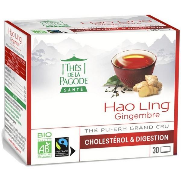 THES DE LA PAGODE THE PU-ERH GRAND CRU HAO LING CHOLESTEROL & DIGESTION 30X SACHETS TDP