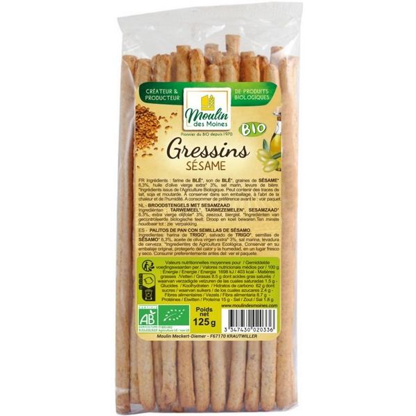 LE MOULIN DES MOINES GRESSINS SESAME 125GR MV6