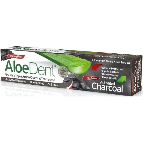 ALOE DENT DENTIFRICE AU CHARBON ACTIF 100ML MV