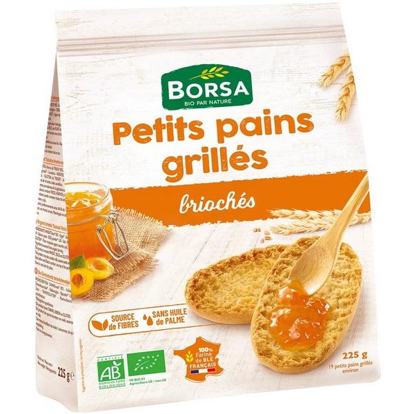 BORSA PETITS PAINS GRILLES BRIOCHES 225GR HY6