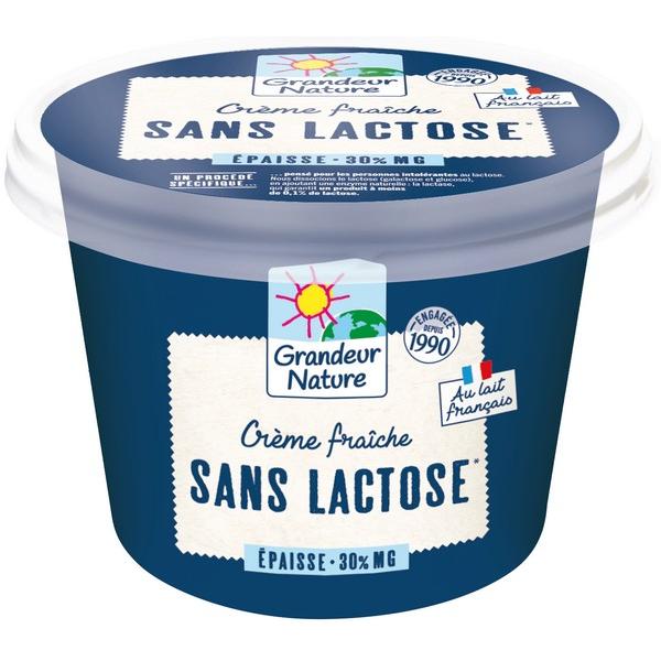 GRANDEUR NATURE CREME FRAICHE EPAISSE DELACTOSEE 20CL VJ6