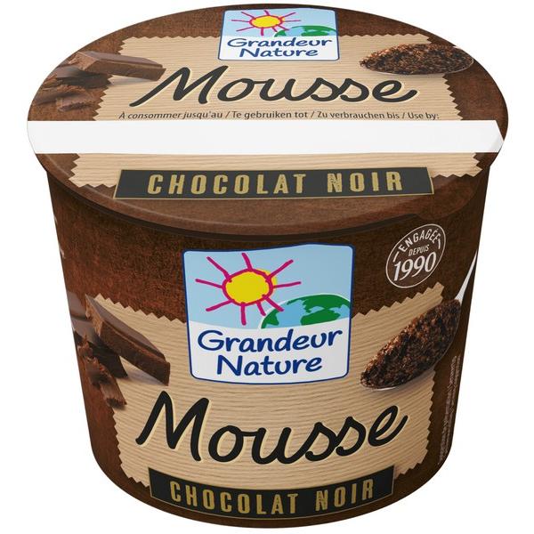 GRANDEUR NATURE MOUSSE AU CHOCOLAT NOIR 100GR VJ6
