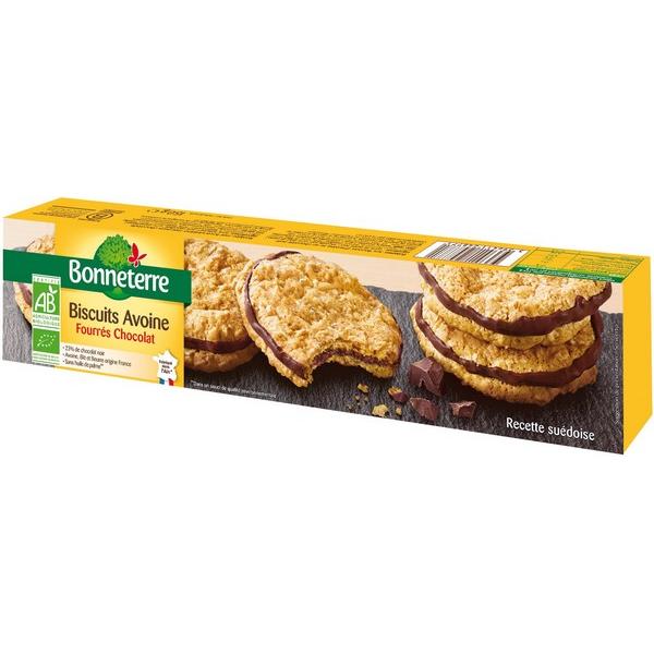 BONNETERRE BISCUITS AVOINE FOURRES CHOCOLAT 150GR MR6