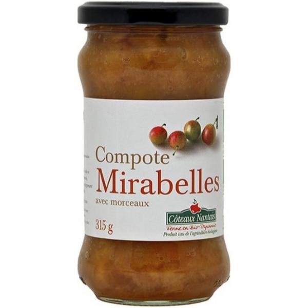 COTEAUX NANTAIS COMPOTE MIRABELLES 315GR HY6