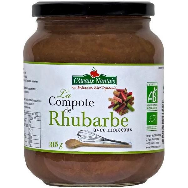 COTEAU NANTAIS COMPOTE RHUBARBE 315GR HY6
