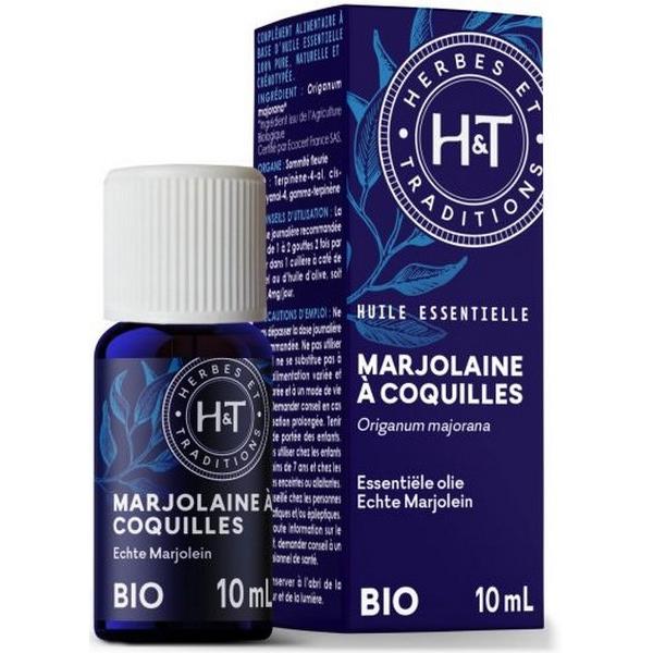 HERBES ET TRADITIONS HUILE ESSENTIELLE DE MARJOLAINE A COQUILLES 10ML HT