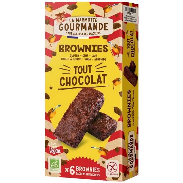 LA MARMOTTE GOURMANDE BROWNIES 6X 150GR BF6