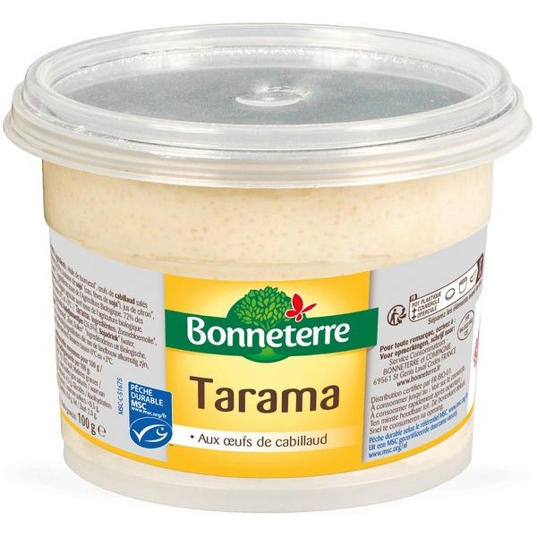 BONNETERRE TARAMA AUX OEUFS DE CABILLAUD 100GR MR1