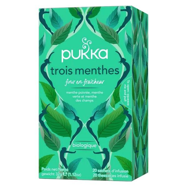 PUKKA THE TROIS MENTHE 20X SACHETS MR4