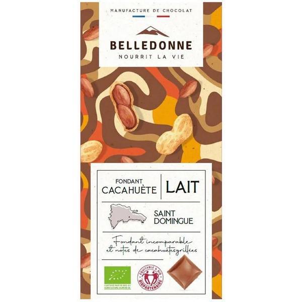 BELLEDONNE CHOCOLAT FONDANT CACAHUETE LAIT 80GR MR14