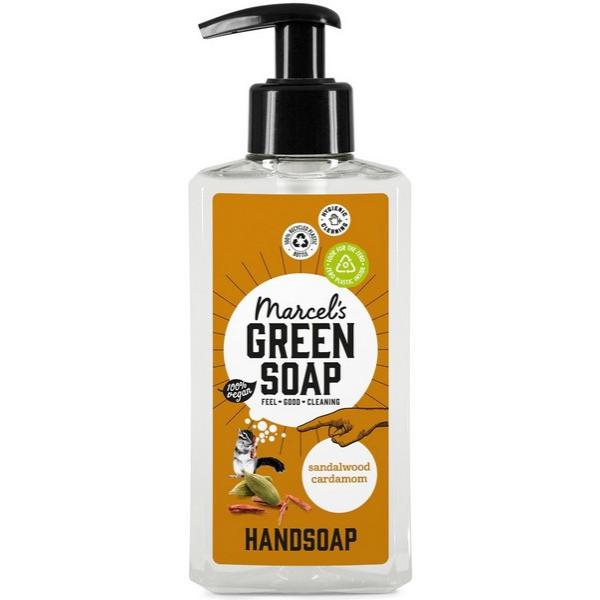 MARCEL'S GREEN SOAP SAVON MAIN BOIS DE SANTAL & CARDAMOME 250ML MR6