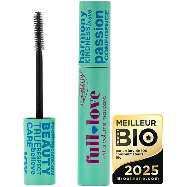 PUROBIO FULL LOVE MASCARA  NOIR 14.7ML PC