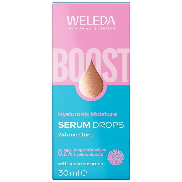 WELEDA BOOST SERUM DROPS HYALURONIC MOISTURE 30ML MR3