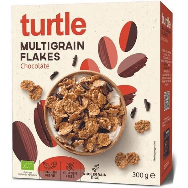 TURTLE MULTIGRAINES FLAKES CHOCOLAT 300GR BF8