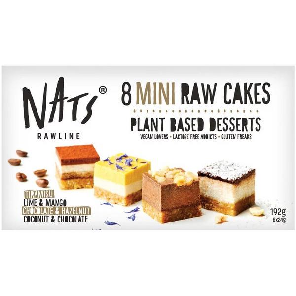 NATS 8X MINI RAW CAKES 8X24GR 192GR MR12