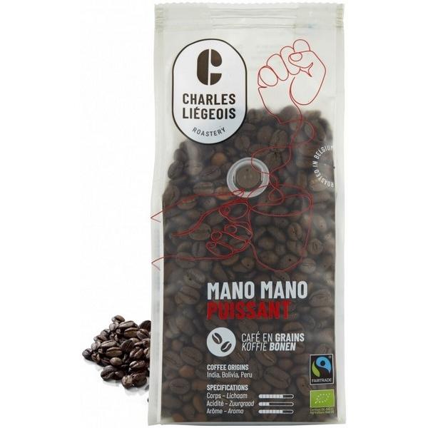 CHARLES LIEGEOIS CAFE GRAINS MANO MANO PUISSANT 500GR MR6