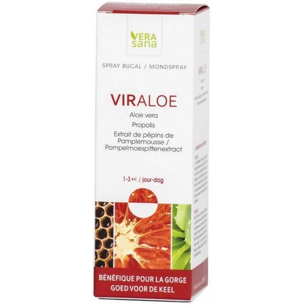 VERA SANA VIRALOE ALOE VERA PROPOLIS & PEPINS DE PAMPLEMOUSSE SPRAY 30ML DB1