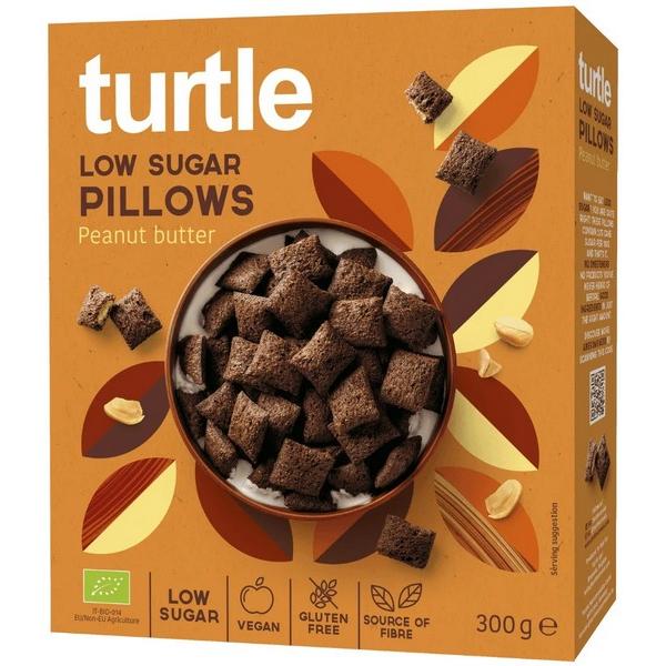 TURTLE CEREALES CARRES FOURRES CHOCOLAT & BEURRE DE CACAHUETE 300GR BF8