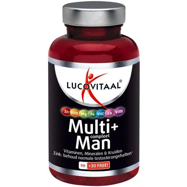 LUCOVITAAL MULTI- VITAMINE HOMME 120X TABLETTES MR6