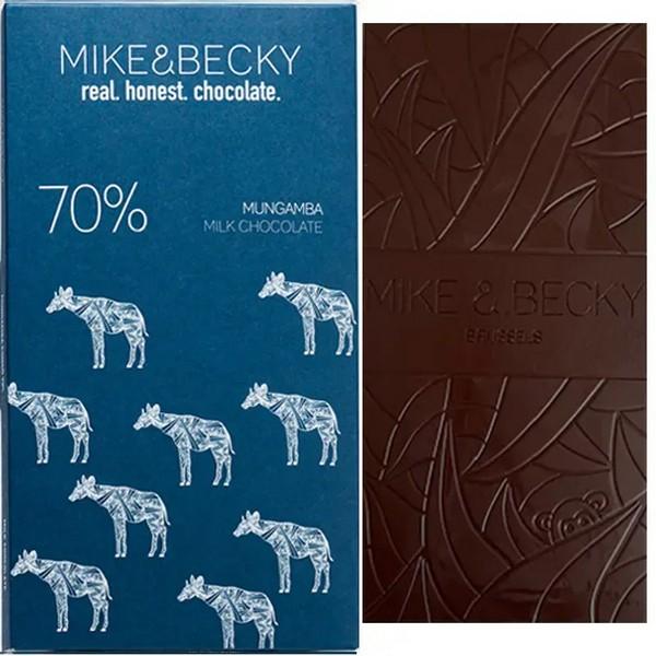 MIKE BECKY CHOCOLAT 70% MUNGAMBA 60GR BF12