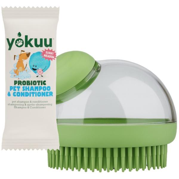 YOKUU KIT SHAMPOOING & APRES SHAMPOOING POUR ANIMAUX + SCRUB MR6