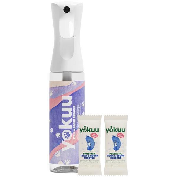 YOKUU KIT DE DETACHANE & DESODORISANTE POUR ANIMAUX SPRAY MR12