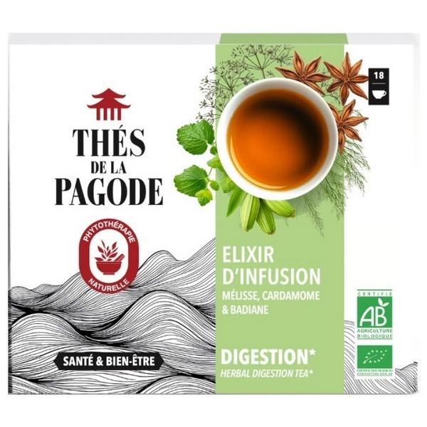 THES DE LA PAGODE ELIXIR D'INFUSION DIGESTION 18X SACHETS TDP