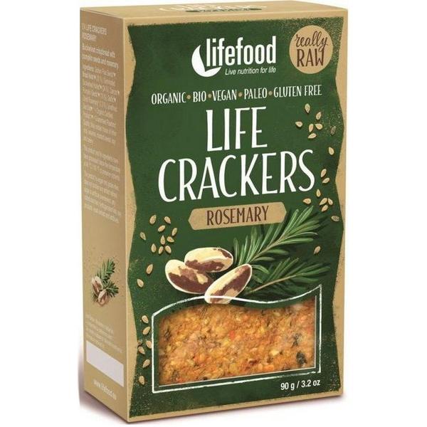 LIFEFOOD LIFE CRACKERS ROMARIN 90GR MR8