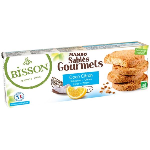 BISSON MAMBO SABLES GOURMETS MAMBO NOIX DE COCO & CITRON 150GR HY6