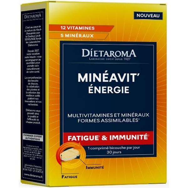 DIETAROMA MINEAVIT ENERGIE FATIGUE & ENERGIE 30X COMRPIMES MN