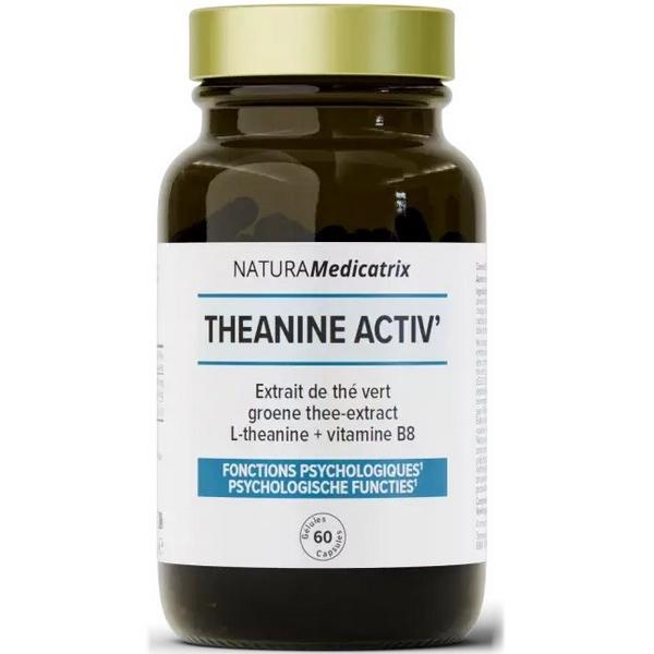 NATURAMEDICATRIX THEANINE ACTIV' THE VERT L-THEANINE VITAMINE B8 60X CAPSULES NM1