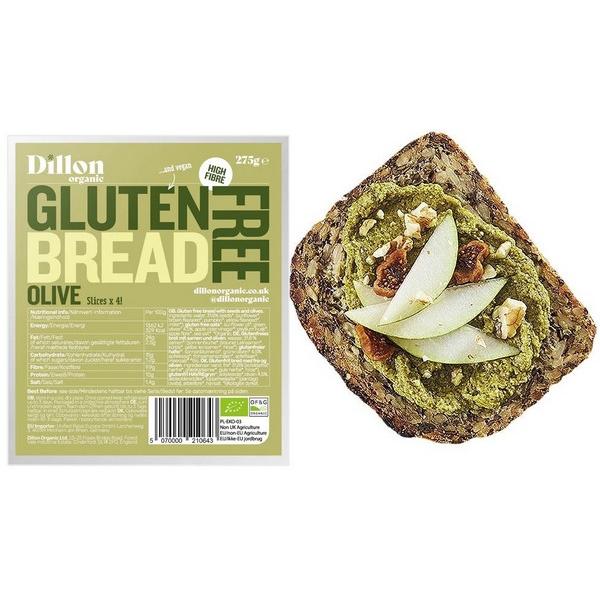 DILLON ORGANIC PAIN TRANCHE AUX OLIVES 275GR MR4