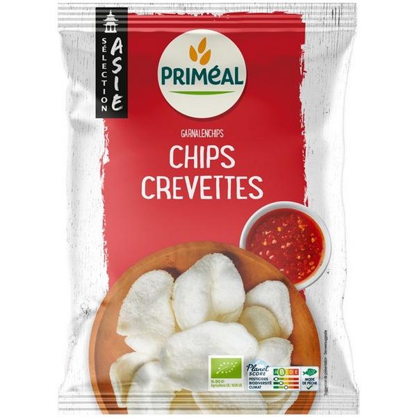 PRIMEAL CHIPS AUX CREVETTES 50GR BF6
